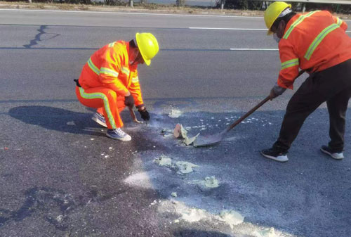 津南公路下沉注浆加固